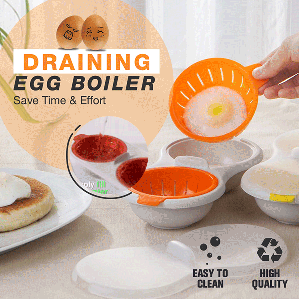 NEW YEAR HOT SALE--43% OFF🔥🔥-- Draining Egg Boiler--(BUY 2 GET 1 FREE NOW)