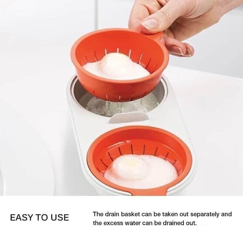 NEW YEAR HOT SALE--43% OFF🔥🔥-- Draining Egg Boiler--(BUY 2 GET 1 FREE NOW)